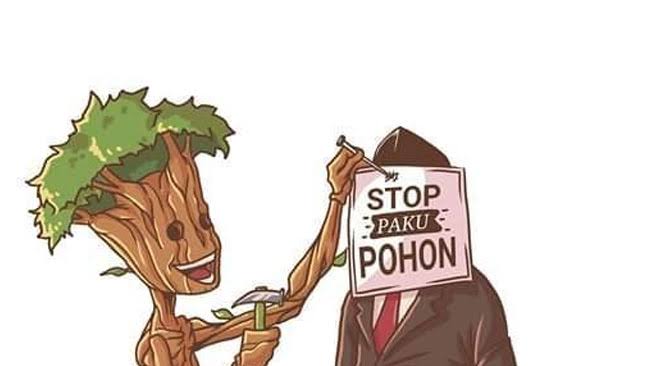 Melanggar Aturan, Masih Banyak Calon Kepala Daerah Berkampanye dengan Memaku Pohon